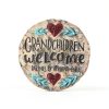 Garden Stepping Stone Auhafaly Hand‑Painted Resin Multicolored 9.5"-5