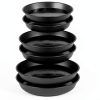 6 Pcs Round Stepping Stone Molds, 3 Size Reusable Cement Molds for Concrete, 8''/9.4''/ 10.8'' Plastic Concrete Mold for Casting Garden and Walkway-0