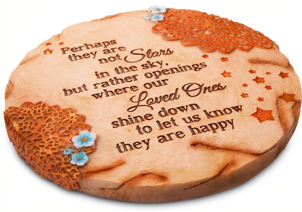 Garden Stone Stars in the Sky Memorial Pavilion Gift Co 10in Round-0